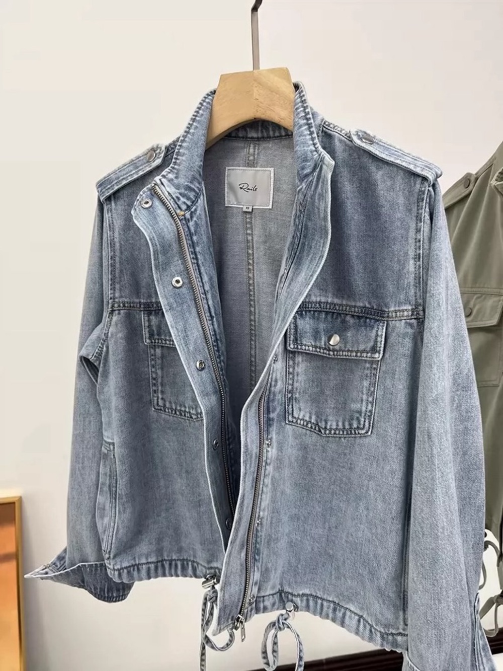 Rails Collins Jacket Faded Indigo XS S - Picture 3 of 8